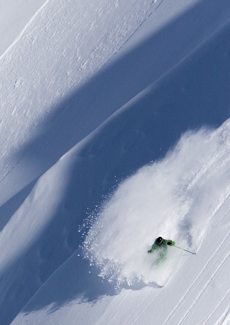 HUSLØS: Asbjørn Eggebø Næss hadde ikke noe fast sted å bo, men han fikk mye snø i fjeset de seks årene Kong Vinter-epoken pågikk. Foto: Hans Petter Hval 4_asbjorn