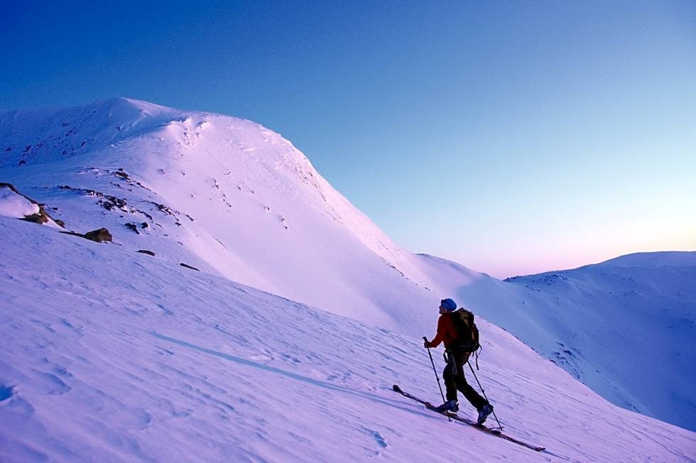 Topptur på ski Isvassnipa Sunnfjord Topptur på ski Isvassnipa Sunnfjord