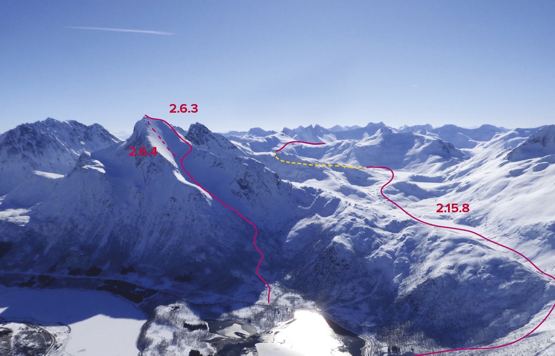 Stortinden-Kvæfjord-Sortland-med-rute-2 Stortinden-Kvæfjord-Sortland-med-rute-2