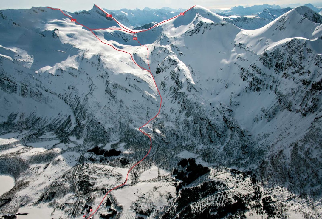 Fra Toppturer rundt Bodø. Fra Toppturer rundt Bodø.