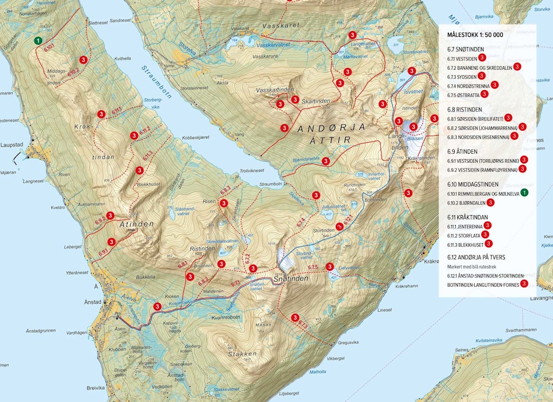 Oversiktskart-Snøtinden-Ristinden-Åtinden-Middagstinden-Kråktindan-Andørja-på-tvers Oversiktskart-Snøtinden-Ristinden-Åtinden-Middagstinden-Kråktindan-Andørja-på-tvers