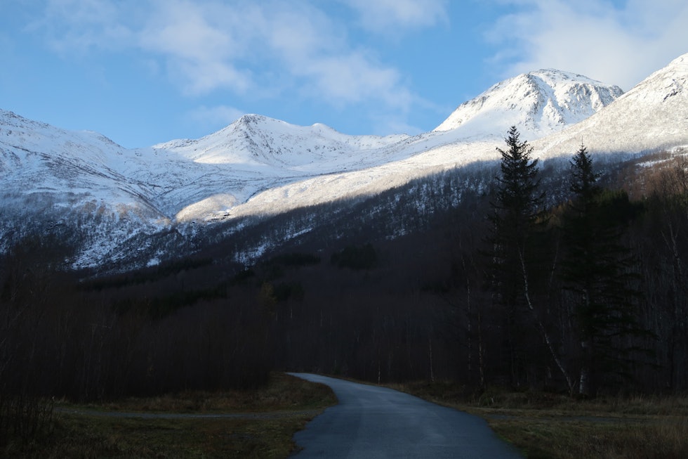FIN UTSIKT: Fra Brandstad lørdag morgen. Foto: Bård Smestad Nordmøre topptur
