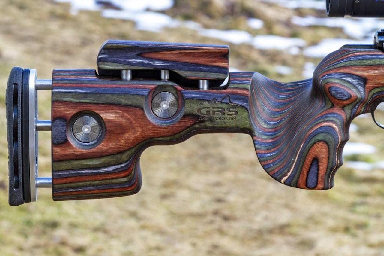 GRS Sporter: Sporter er standardutgaven fra GRS og er rask å justere, men krever grove never. GRS Sporter stokk rifle test