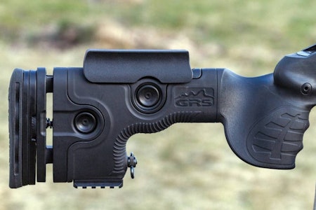 GRS Warg: Warg passer til langholdsskyting, med bratt grep og gode justeringer. GRS Warg stokk rifle test