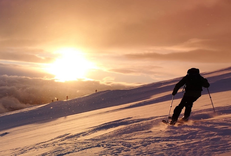 TIDLIGTOPP: Innerstøtten på Snøfjellet er et typisk fjell der man starter tidlig. Bilde: Jørgen Elvik Pedersen Innerstøtten på Snøfjellet er et typisk fjell der man starter tidlig. Bilde: Jørgen Elvik Pedersen