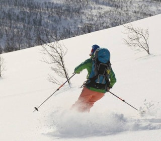 ENKLE TOPPTURER: Nydelig føre ned fra Gammelgårdsfjellet. Foto: Espen Nordahl Gammelgårdsfjellet