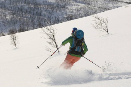 ENKLE TOPPTURER: Nydelig føre ned fra Gammelgårdsfjellet. Foto: Espen Nordahl Gammelgårdsfjellet
