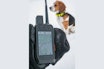 Garmin Alpha 200i hundepeiler testes med votter foran en hund