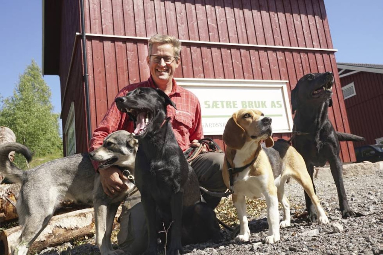 Hundemann: Grunneier Erich Mons Mathiesen har forståelse for at hunder kan stikke av, men lar seg provosere når enkelte gjentatte ganger slipper bikkjer i båndtvang-perioden. Hundemann: Grunneier Erich Mons Mathiesen har forståelse for at hunder kan stikke av, men lar seg provosere når enkelte gjentatte ganger slipper bikkjer i båndtvang-perioden.