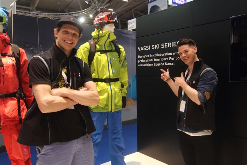 Asbjørn Eggebø Næss og Jon Olsson på ISPO i 2012. Asbjørn Eggebø Næss og Jon Olsson på ISPO i 2012.