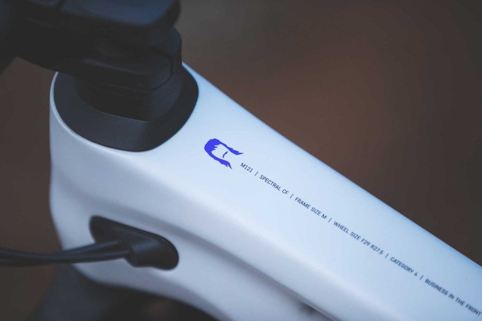 MULLET: Navnet kommer fra den gamle, men nå revitaliserte hockeysveisen. Foto: Kristoffer H. Kippernes. test av canyon spectral CF8 Mullet