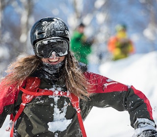 SKIKJØRERE: Svein Olav Lien er tidligere freeski-trener og legendarisk frikjører fra Telemark. Foto: Vegard Breie Svein Olav Lien