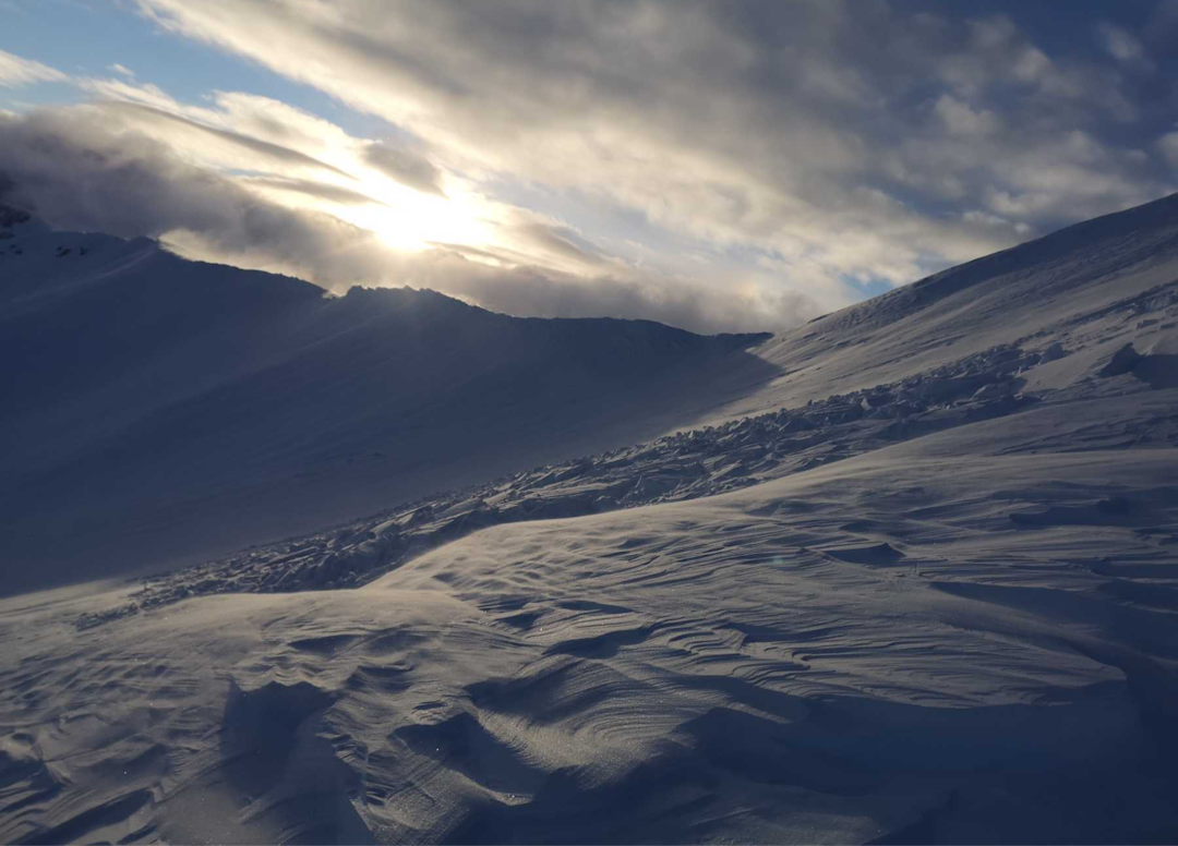 FJERNUTLØST: Fjernutløst skred i Trollheimen. Foto: Regobs Regobs