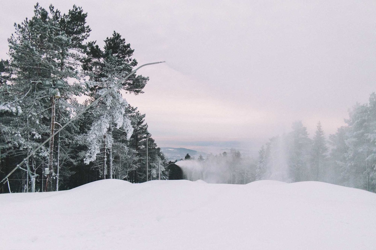 ÅPNER: Oslo Skisenter åpner i neste uke. Foto: Kristoffer H. Kippernes Oslo skisenter