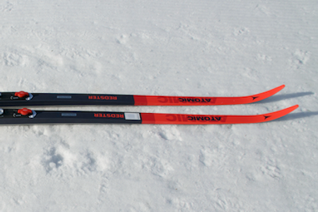 TEST AV FELLESKI FOR MARKA OG FJELLET:  Atomic C2 Skintec er en rimelig felleski som er lett å få feste med. Foto: Gunhild Aaslie Soldal Test av Atomic C2 Skintec felleski