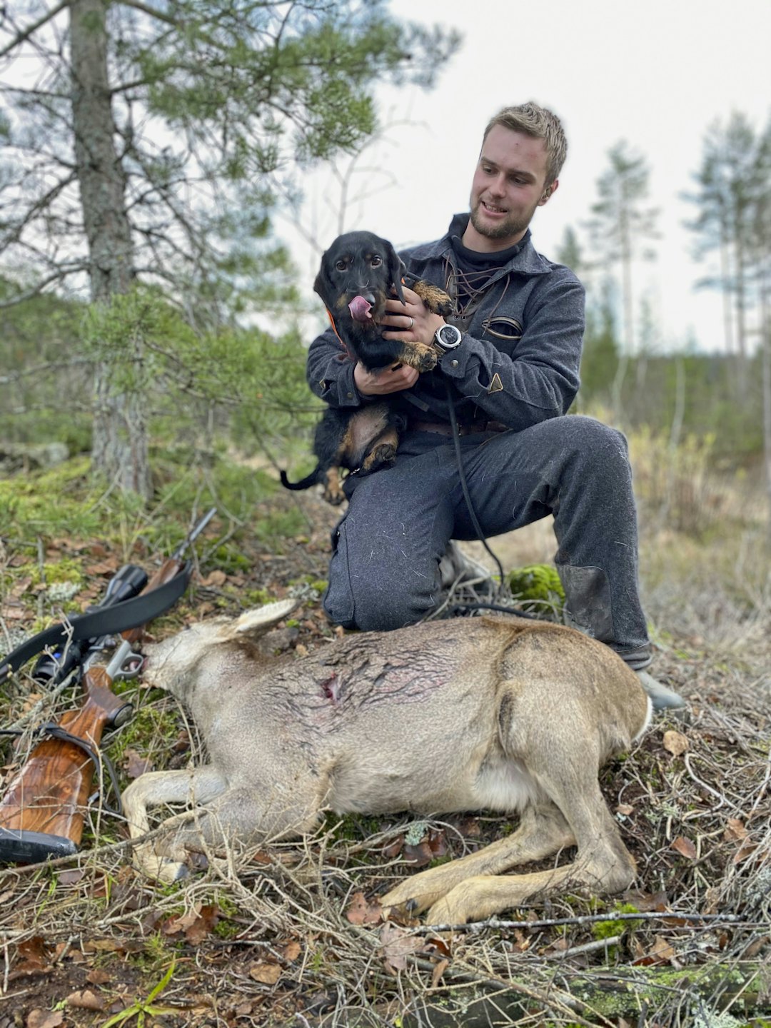 Den store skjelven: Hendene, knærne og underleppa skjelver. Endelig fikk jeg avslutte en los for egen hund.  Den store skjelven: Hendene, knærne og underleppa skjelver. Endelig fikk jeg avslutte en los for egen hund.