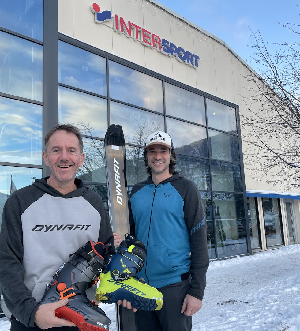 Bjørn Ness (t.v.) og Eric Sadorg på Intersport Sogndal. Foto: Synne Julie Eilertsen Bjørn Ness (t.v.) og Eric Sadorg på Intersport Sogndal. Foto: Synne Julie Eilertsen