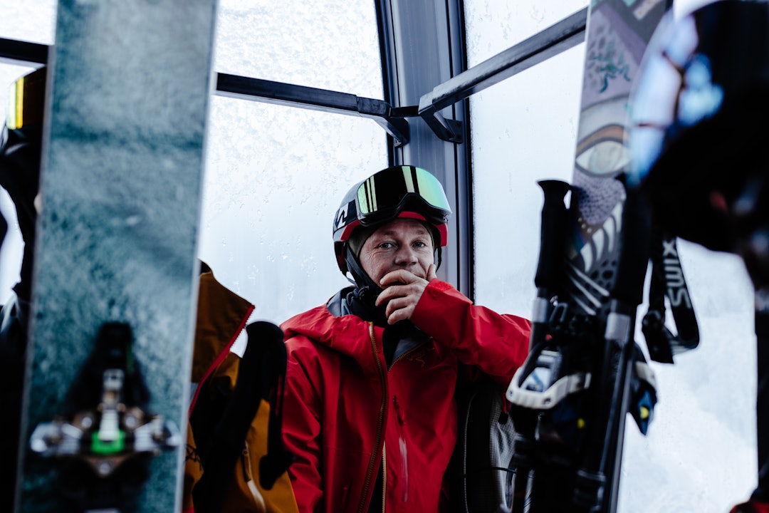 ETT ÅRS CORONAPAUSE: Etter ett år med selvtjente høydemeter i Chamonix, synes Stian Hagen det er greit at heisene går igjen. Foto: Gard Gauteplass