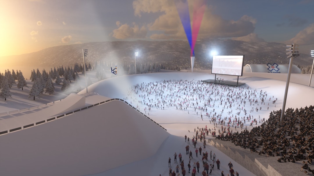 LYSGÅRDSBAKKEN: Slik skal Big Air-konkurransen i Lysgårdsbakken se ut. Foto: Sahr LYSGÅRDSBAKKEN: Slik skal Big Air-konkurransen i Lysgårdsbakken se ut. Foto: Sahr