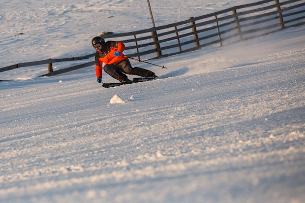 KEEPER: Uten en god grunnposisjon på ski kommer du ikke langt med skiteknikken, i følge Eirik Finseth. Foto: Christian Nerdrum