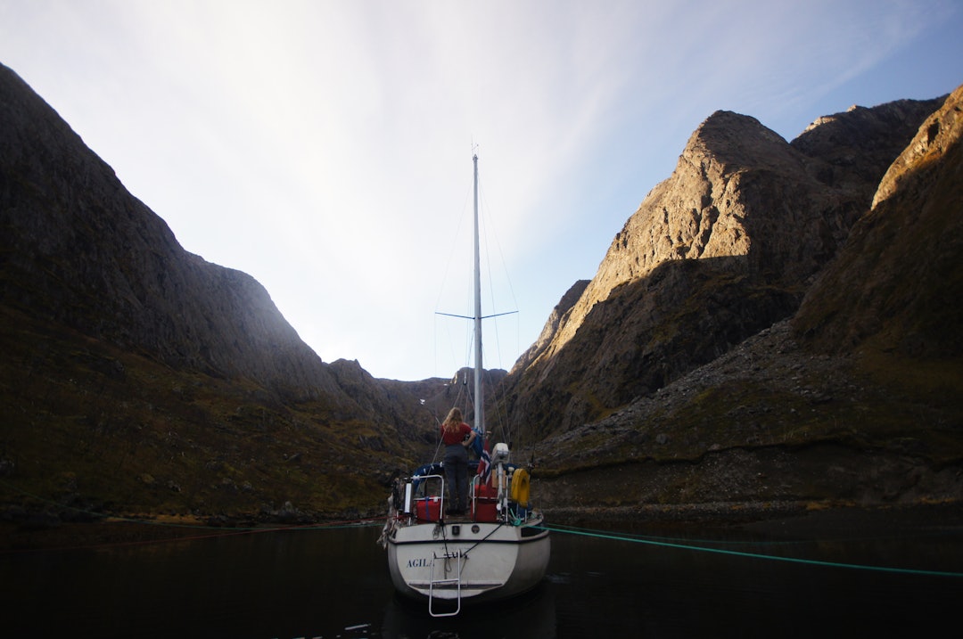 SEILAND: Elisabeth og Snyspurven, innerst i Flaskefjorden på Seiland. Foto: Kjell-Harald Myrseth flaskefjorden seiland