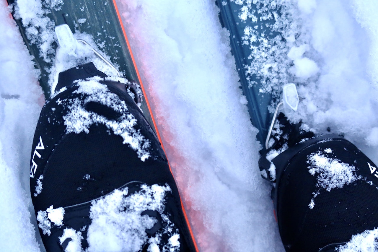 TESTET: Alfa Free er en ny fjellskisko som kun fungerer med Rottefella Xplore-systemet, som egner seg for fjellski som er bredere enn 65 mm. Foto: Pål-Trygve Gamme test av alfa free rottefella xplore