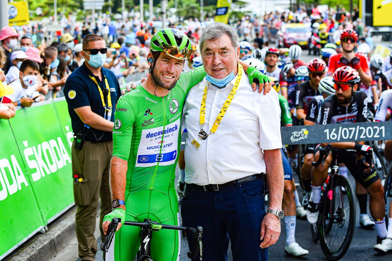 INGEN REKORD: Mark Cavendish tangerte i fjor Eddy Merckx' rekord i antall etappeseiere i Tour de France. Der stopper trolig seiersrekken. Foto: Cor Vos. 