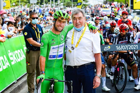 INGEN REKORD: Mark Cavendish tangerte i fjor Eddy Merckx' rekord i antall etappeseiere i Tour de France. Der stopper trolig seiersrekken. Foto: Cor Vos. 