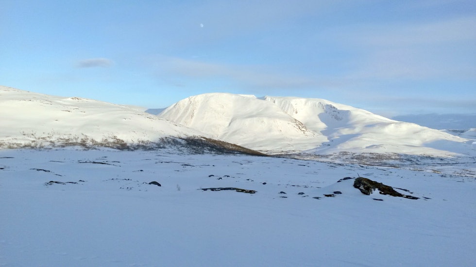 Vinterfjell: Nord-Norge har store fjellområder å by på hvis du vil ha vinterrypene og terrenget for deg selv.