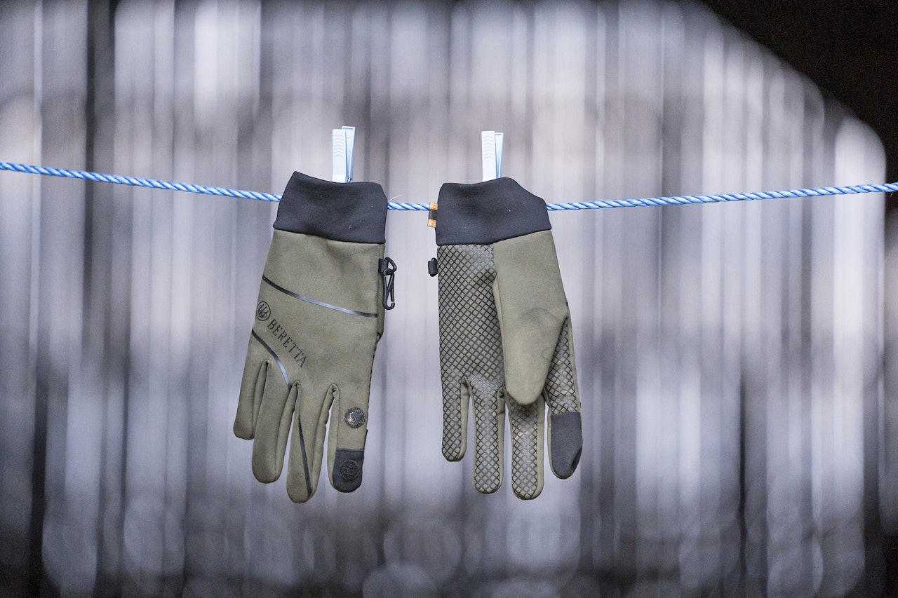 Test av Beretta Softshell glove Bilde av Beretta Softshell glove