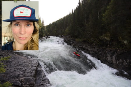 HJEMMEBANEN TRUES: Mariann Sæther er tidenes beste kvinnelige elvepadler. Hun driver raftingselskap i Vefsna i Nordland, som også er blant verdens beste elver for elvepadling. Høyre ønsker å oppheve vernet av dette og ni andre vassdrag, som gjør mildt sagt Sæther fortvilt. Foto: Rowan James Mariann Sæther har lite til overs for Høyres forslag om å oppheve vernet av 10 elver i Norge