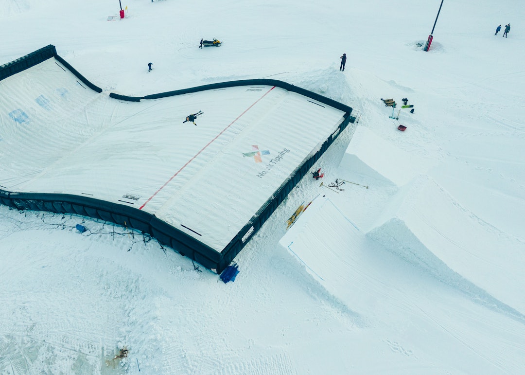 AIRBAG I MARIKOLLEN: I fjor fikk Rælingen på plass en airbag. Åpen for alle med heiskort i bakken. Foto: Christian Nerdrum