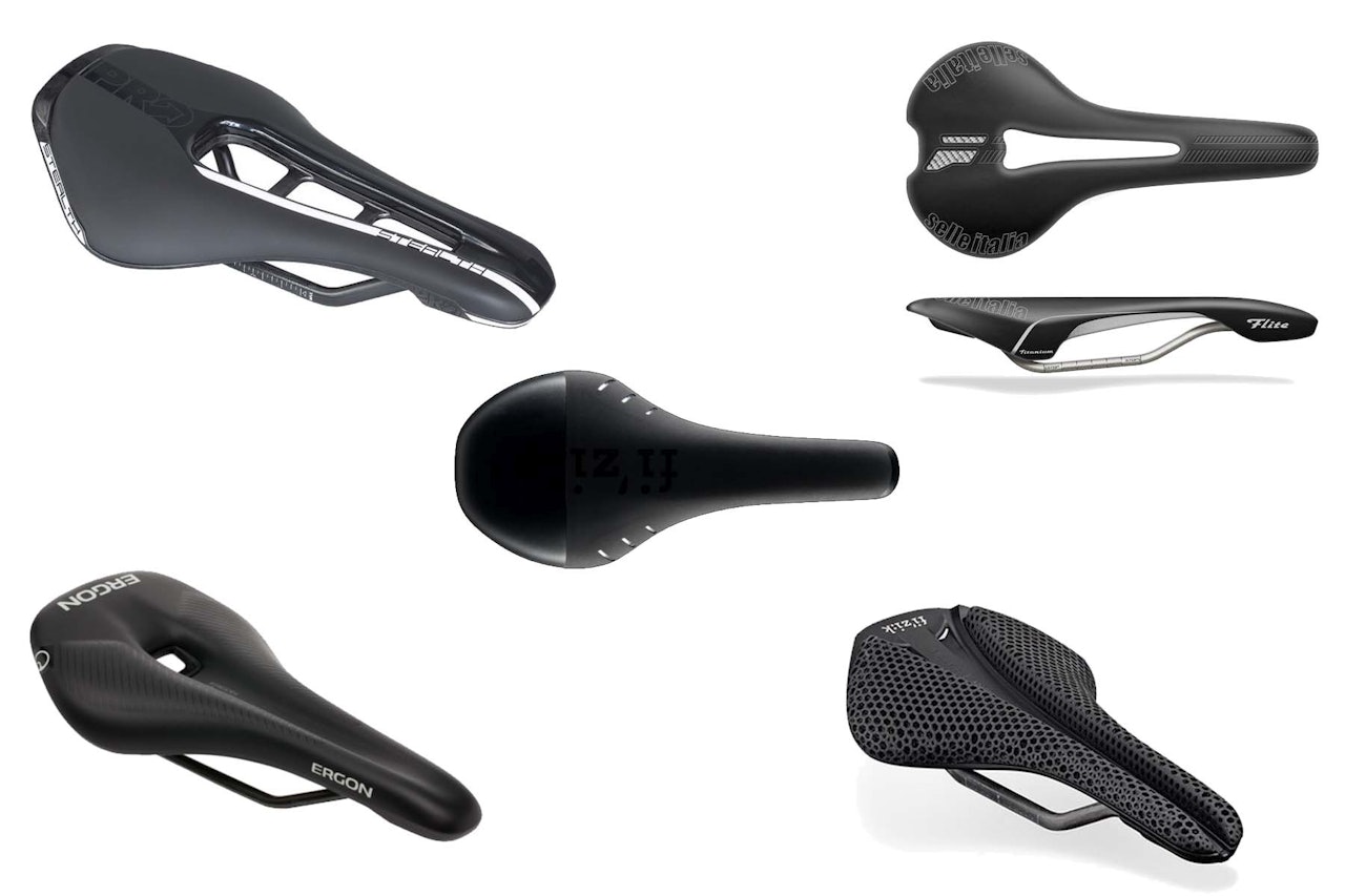 SYKKELSETE: Sykkelseter kommer i mange fasonger og varianter. sykkelsete terrengsykkel stisykkel