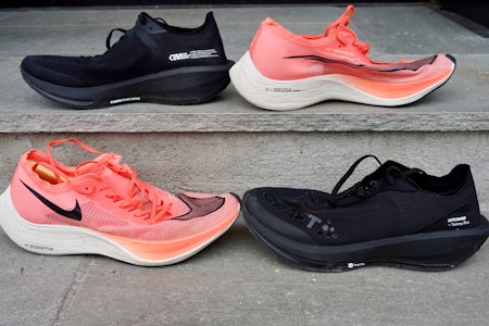 KARBON-DUELL: Crafts svarte sko ønsker å konkurrere med Nike Vaporfly Next % Craft CTM Carbon Race Rebel vs Nike Vaporfly Next %