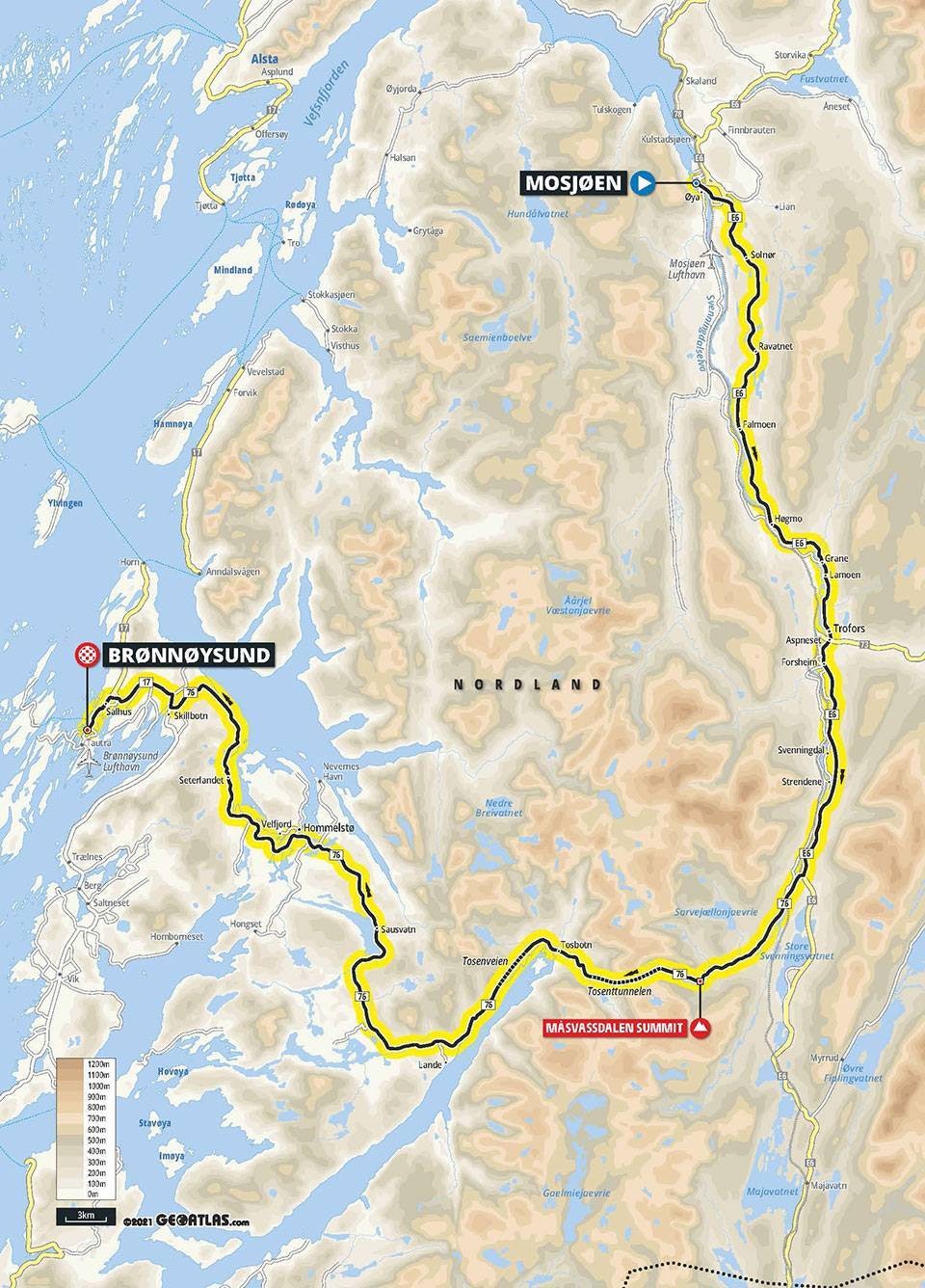 Arctic Race of Norway 2022, etappe 2 Arctic Race of Norway 2022, etappe 2