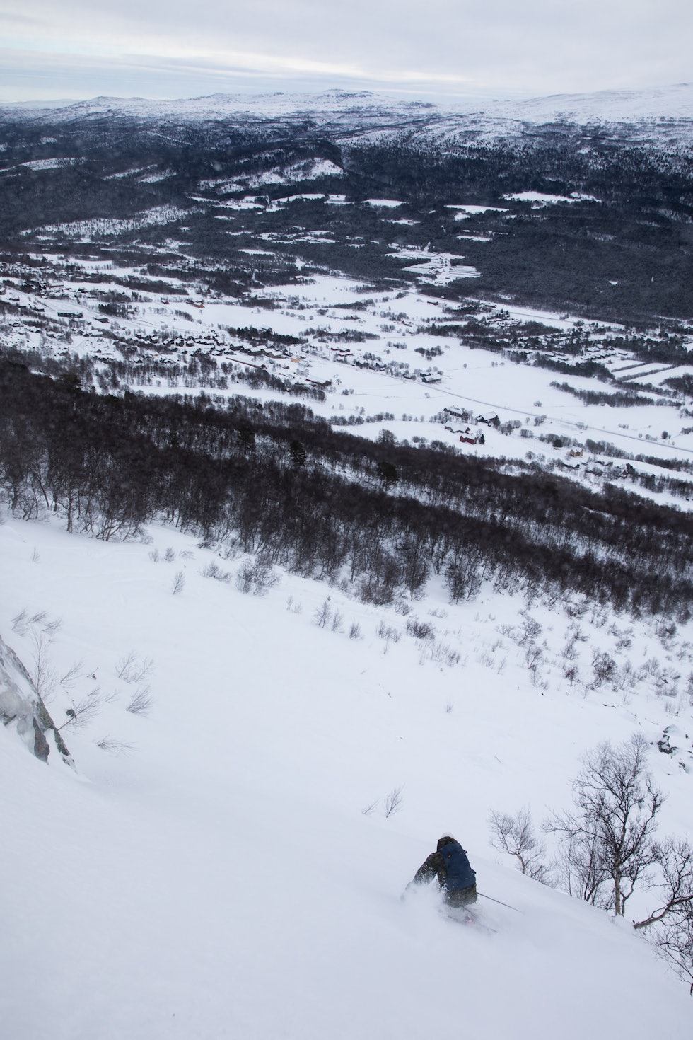 BRA MED SNØ: Det er rikelig med snø i fjellsiden i Hovden. Foto: Tore Meirik BRA MED SNØ: Det er rikelig med snø i fjellsiden i Hovden. Foto: Tore Meirik