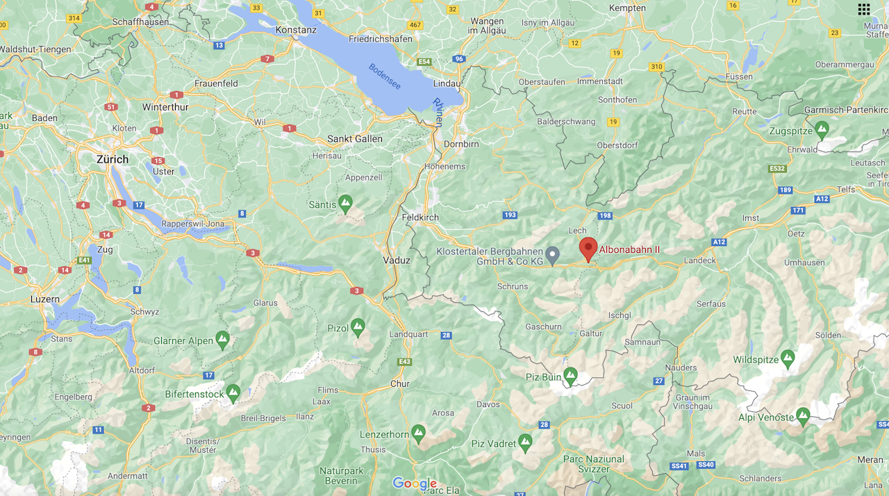 OMKOM: En norsk borger skal ha omkommet i et snøskred i Østerrike. Foto: Google maps Nordmann omkom i snøskred.