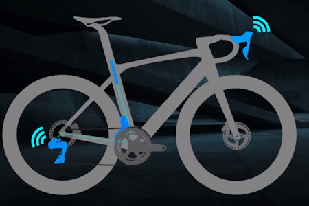 TRÅDLØS GIRING? Shimano kommer nå med en rimelig, 105-gruppe - vi antar den blir trådløs. Eller? Illustrasjon: Shimano. TRÅDLØS GIRING? Shimano kommer nå med en rimelig, 105-gruppe - vi antar den blir trådløs. Eller? Illustrasjon: Shimano.