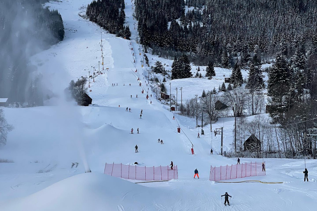 FUNNET DØD: En mann i 50-årene omkom i Sogn skisenter søndag. Arkivfoto: Sogn skisenter Heggmyrane
