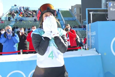 Eileen Gu blir olympisk mester.