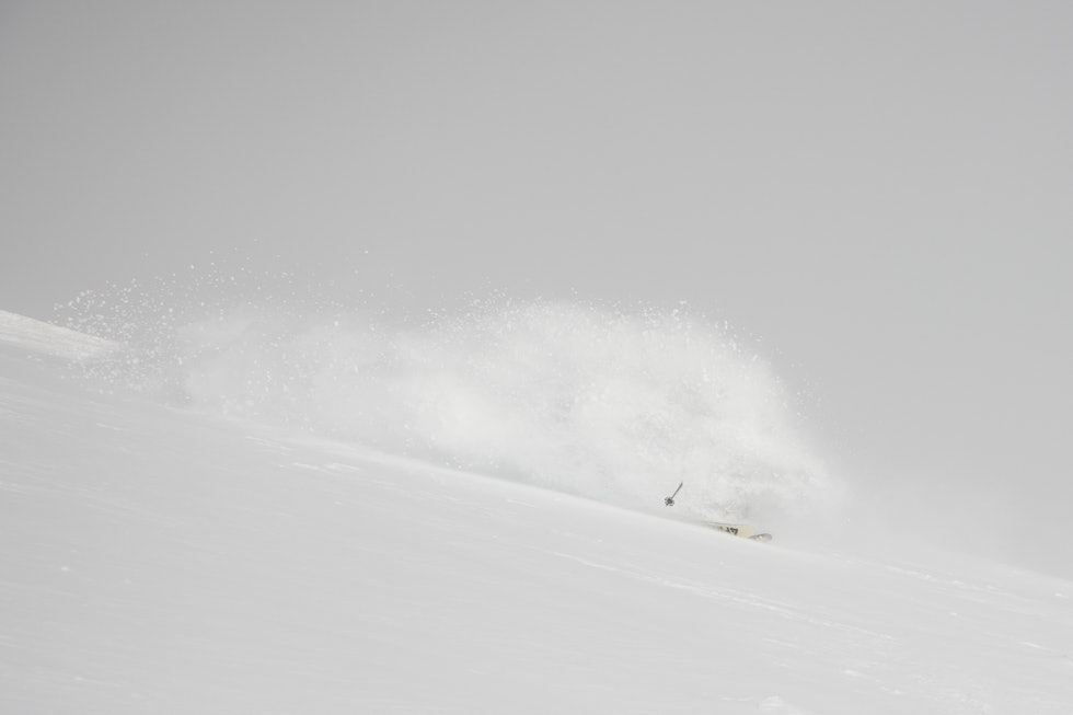 GOD: Stinius Skjøtskift er en av Norges beste og mest komplette frikjørere. Foto: Tore Meirik Skikjøring i masse snø