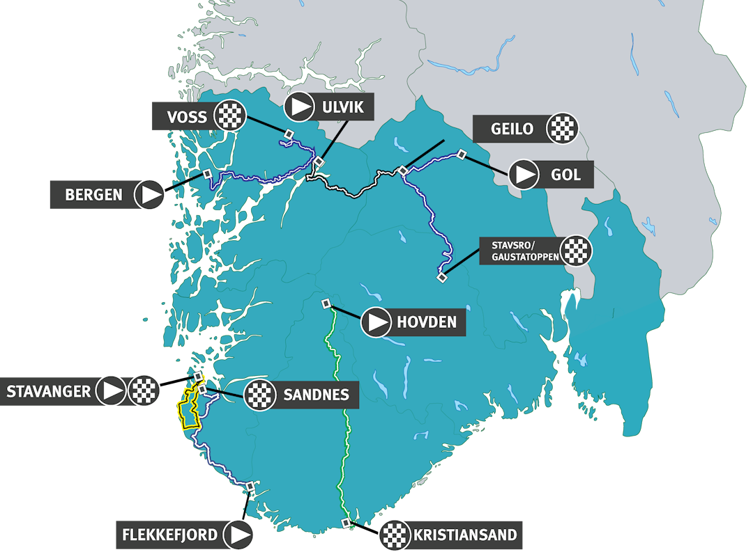tour of norway 2022 etapper