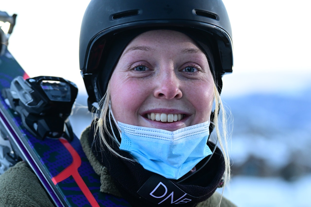 TIL FINALE: Johanne Killi sirket natt til mandag finale i slopestyle i OL. Foto: ESPN Johanne Killi klar for slopestylefinale.