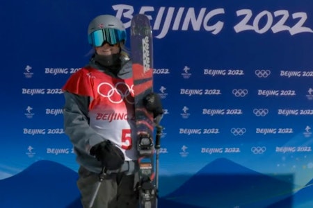 INGEN MEDALJE: Det ble ingen medalje for Johanne Killi i OL. Her fra kvalifiseringen. Foto: Skjermdump Johanne Killi i OL.