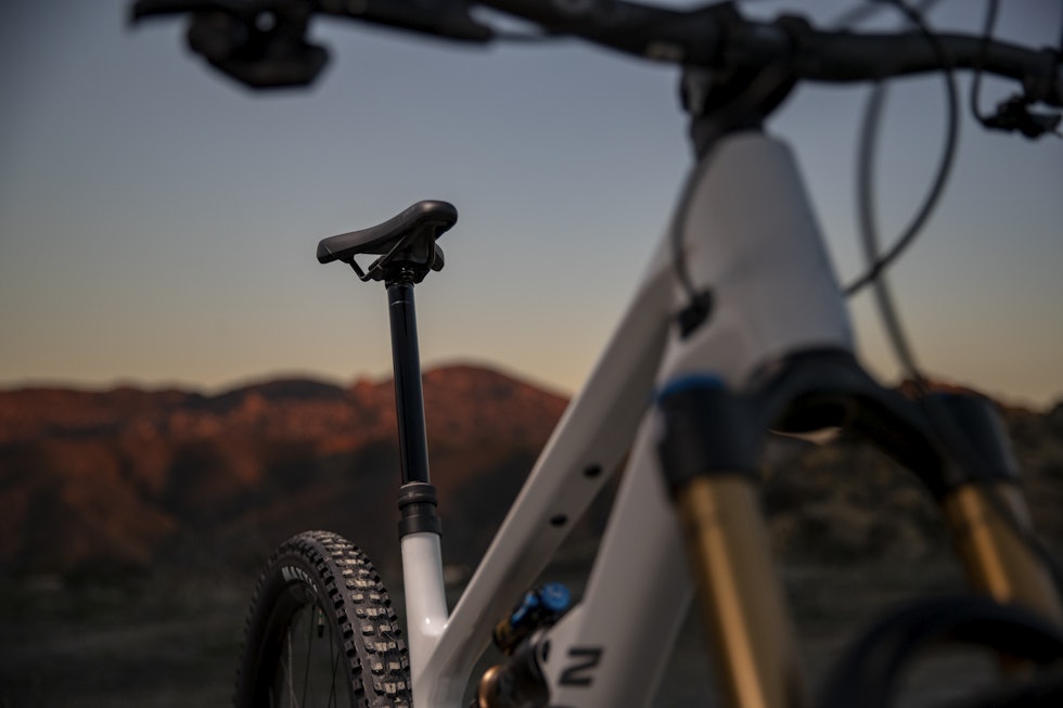LANG PINNE: G5-senkepinnen er laget for maks vandring. Canyon Spectral 125
