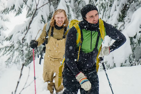 ALLE TIDERS: Benjamin Forthun (foran) og Trygg Lindkjølen var blant de mange som reiste til Sogn i starten av februar. Bilde: Sondre Hansen ALLE TIDERS: Benjamin Forthun (foran) og Trygg Lindkjølen var blant de mange som reiste til Sogn i starten av februar. Bilde: Sondre Hansen