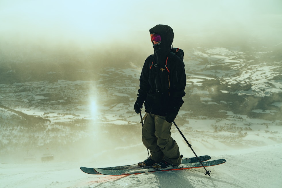 «FOKKBØGDA» Mange mener fokksnøen har vært med på å forme frikjørerne i Oppdal til å bli ekstra gode på ski.  Stinius Skjøtskift er intet unntak isåfall. Foto: Christian Nerdrum