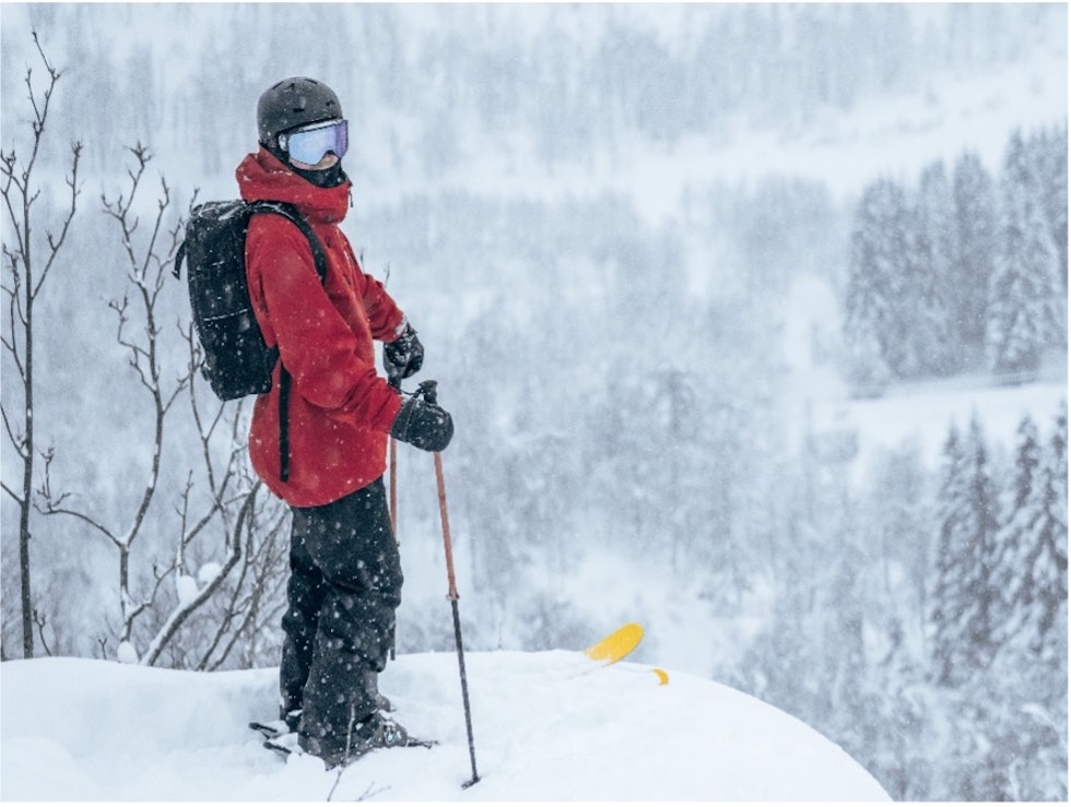 Bildetekst: Sjølv om det regnar i låglandet, kan det komma snø og pudder i fjellet! Foto: Klaus Finne og Torkel Brekke