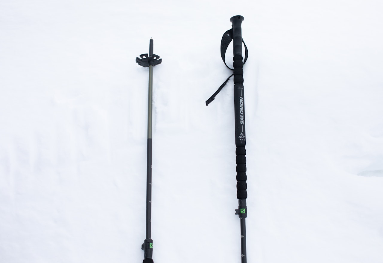 Salomon MTN Carbon S3 skistaver i snø