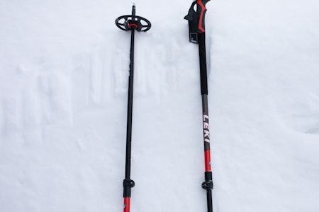 Leki Haute Route XT skistaver i snø